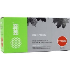 CACTUS Картридж CS-C718BK для принтеров Canon LBP-7200, черный, 2900 стр.