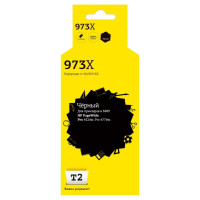 T2 IC-HL0S07AE Картридж №973X (IC-HL0S07AE) для HP PageWide Pro 452dw/Pro 477dw, черный, с чипом, пигментный