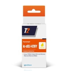 T2 CLI-426Y Картридж (IC-C(C)LI-426-Y) для Canon Pixma iP4840/iP4940/MG5140/MG5240 желтый с чипом