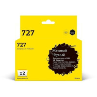 T2 C1Q12A Картридж № 727 (IC-HC1Q12A) для HP Designjet T920/T930/T1500/T1530/T2500/T2530, матовый черный, с чипом