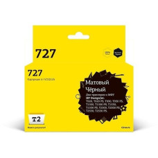 T2 C1Q12A Картридж № 727 (IC-HC1Q12A) для HP Designjet T920/T930/T1500/T1530/T2500/T2530, матовый черный, с чипом