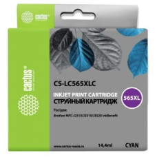 Cactus LC565XLC Картридж для Brother MFC-J2510, голубой