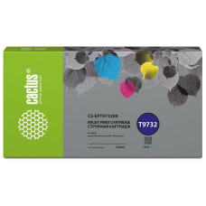 Картридж струйный Cactus CS-EPT973200 T9732 голубой (330мл) для Epson WorkForce WF-C869RD3TWFC/WF-C869RDTWF