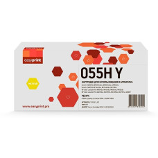 Easyprint Cartridge 055HY Картридж для Canon i-Sensys LBP663/664/MF742/744/HP CLJ Pro M454/455/479/480 (6000 стр.) желтый, БЕЗ ЧИПА