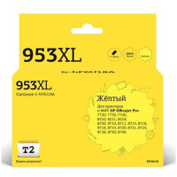T2 F6U18AE Картридж №953XL (IC-HF6U18A) для HP OfficeJet Pro 7720/7730/7740/8210/8710/8720/8730/8740, желтый, 26 мл.