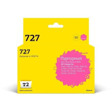 T2 F9J77A Картридж № 727 (IC-HF9J77A) для HP Designjet T920/T930/T1500/T1530/T2500/T2530, пурпурный, с чипом