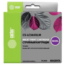 Cactus LC565XLM Картридж для Brother MFC-J2510, пурпурный
