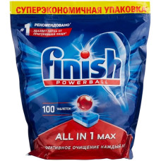 Finish All in 1 Max таблетки (original) для посудомоечной машины (100 шт.)