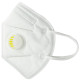 Респиратор КН95 FFP2 Фабрик, белый (с клапаном)