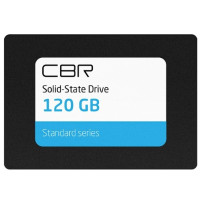 CBR SSD-120GB-2.5-ST21, Внутренний SSD-накопитель, серия "Standard", 120 GB, 2.5", SATA III 6 Gbit/s, Phison PS3111-S11, 3D TLC NAND, R/W speed up to 550/420 MB/s, TBW (TB) 100