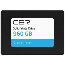 CBR SSD-960GB-2.5-ST21, Внутренний SSD-накопитель, серия "Standard", 960 GB, 2.5", SATA III 6 Gbit/s, Phison PS3111-S11, 3D TLC NAND, R/W speed up to 545/495 MB/s, TBW (TB) 800
