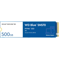 Накопитель SSD M.2 PCIe NVMe 3.0 x4 500Гб Western Digital Blue SN570 ( WDS500G3B0C )