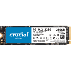 Накопитель SSD M.2 2280 PCIe NVMe 3.0 x4 250Гб Crucial P2 ( CT250P2SSD8 )