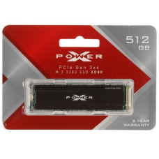 Silicon Power SSD 512Gb XD80 SP512GBP34XD8005, M.2 2280, PCI-E x4, NVMe