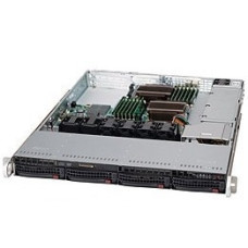 Supermicro CSE-815TQC-605WB Корпус компьютерный Supermicro Black 1U SC815 WI/O Chassis w/ 600W (Quick Release),RoHS/REA
