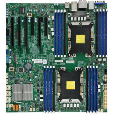 Supermicro MBD-X11DAI-N-O {X11DAi-N Intel® Xeon® Scalable Processors. Dual Socket P (LGA 3647) supported, Up to 2TB 3DS ECC RDIMM DDR4-2666MHz, M.2 Interfac, PCI-E}