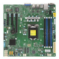 Supermicro MBD-X11SCL-F-B OEM {1xLGA 1151, Intel C242, 4xDDR4, 2x1GbE LAN, 6xSATA3 (6Gbps) RAID 0,1,5,10, 6xUSB 2.0 + 5xUSB 3.1, 1xVGA, 2 COM, 1xPCI-E 3.0 x16, 2xPCI-E 3.0 x8, Micro-ATX}