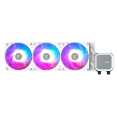 Жидкостная система охлаждения MSI MAG CORELIQUID A13 360 White 3 x ARGB Gen2 Fan, ARGB Gen2 Block, Color Box, LGA1700, 1851, AM5