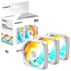Вентилятор в корпус GIGABYTE GP-GBT EZFAN1203 ICE 3X120mm ARGB FANs set. PWM, 3 Pin