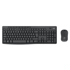 Комплект беспроводной клавиатура + мышь Logitech MK370 черный 920-012082