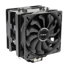 Вентилятор ALSEYE S120D-B Universal, TDP 135W, 2x120FAN, 4 heat pipe, PWM, RTL{20} (874258)