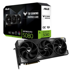 Видеокарта ASUS RTX5080 TUF GAMING OC 16GB GDDR7 256bit 3xDP 3xHDMI 3FAN RTL [TUF-RTX5080-O16G-GAMING]
