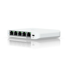 Коммутатор Ubiquiti UniFi Switch Flex Mini 2.5G Compact, 5-port 2.5G switch that can be powered with PoE or a USB-C adapter.