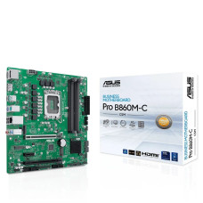 Материнская плата ASUS PRO B860M-C-CSM LGA1851 mATX 4xDDR5 2xPCIEx16 PCIEx1 USB-C 2xDP HDMI 2xM.2 GLAN