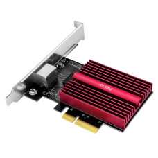 Адаптер беспроводной связи (Wi-Fi) CUDY 10G PCI Express Adapter Marvell AQC113 10Gbps PCI Express Adapter, Marvell AQC113R, 10G/5G/2.5G/1000M/100M/10M Auto Adaptive, PCI express 3.0 x4,Wake-On-LAN，Flow Control, 8 traffic classes, Data… — CUDY PE10G