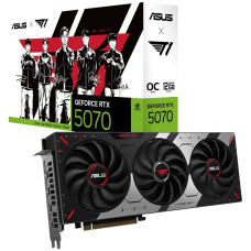 Видеокарта ASUS RTX5070 T1 GAMING OC 12GB GDDR7 192bit 3xDP HDMI 3FAN RTL (T1-RTX5070-O12G-GAMING)