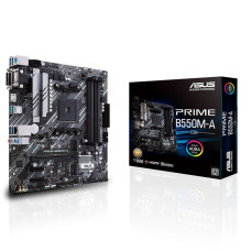 Материнская плата ASUS PRIME B550M-A/CSM AM4 mATX 4xDDR4 PCIEx16 2xPCIEx1 2xM.2 HDMI DVI VGA GLAN