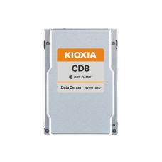 Твердотельный накопитель SSD KIOXIA Enterprise SSD KCD81VUG3T20 3D TLC NAND, PCIe 4.0 NVMe (x4), W/R 7200/3800, 3 DWPD, MTBF 2.5
