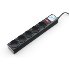 Фильтр-удлинитель Power Cube SPG5-7M 5 розеток, черный, 7м, 10 А/2,2 кВт, 3*0.75 мм²