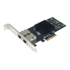 Сетевой адаптер STLab N-1320 2x10GbE, PCIe Gen4 x4, RJ45, Intel E610-XAT2, 5-Speed (10GbE/5GbE/2.5GbE/1GbE/100Mb) Multi-Gigabit Network Adapter