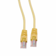 Кабель Cablexpert Патч-корд UTP PP12-3M/Y  кат.5e, 3м, литой, многожильный (желтый) {150}