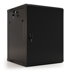 Шкаф Hyperline WRline WR-TW-1245-SR-RAL9004 настенный 19-дюймовый (19