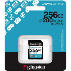 Карта памяти microSDXC 256GB Kingston SDXC UHS-I Class U3 V30, W: 200Мб/с, R: 160Мб/с