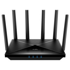 Маршрутизатор CUDY BE6500 2 5G Wi-Fi 7 Router Dual Band Mesh, Chipset Broadcom, 802.11be/ax/ac/a/b/g/n, 5764Mbps at 5GHz + 688Mbps at 2.4GHz, 1 x 2.5Gbps WAN Port, 4 x 10/100/1000Mbps Ports, 6 x 5dBi fixed antennas, WiFi router/AP/… — CUDY WR6500