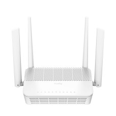 Маршрутизатор CUDY GP3000 AX3000 Wi-Fi 6 GPON Router Dual Band Gigabit xPON, Realtek chipset, GPON/EPON, 2402Mbps at 5GHz + 576Mbps at 2.4GHz, 802.11ax/ac/a/b/g/n, 1 PON Port, 4 Gigabit RJ45 port, Power ON/OFF Button,WPS Button,WiFi Button, Reset…