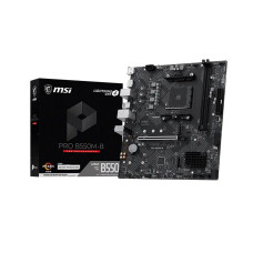 Материнская плата MSI PRO B550M-B B550, AM4, 2*DDR4, 1*PCIEx16, 2*M.2, 1*TypeC, 6*USB3.2 Gen1, 6*USB2.0,  4*SATA3, 1G, DP, HDMI, M-ATX, RTL