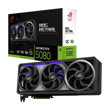 Видеокарта ASUS RTX5080 ROG ASTRAL OC 16GB GDDR7 256bit 3xDP 2xHDMI 3FAN RTL [ROG-ASTRAL-RTX5080-O16G-GAMING]