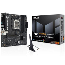 Материнская плата ASUS TUF GAMING A620AM-PLUS WIFI AM5 mATX 4xDDR4 PCIEx16 2xPCIEx1 2xM.2 2xDP HDMI 2.5GLAN WIFI 6