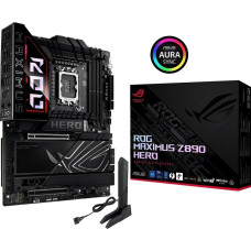 Материнская плата ASUS ROG MAXIMUS Z890 HERO LGA1851 ATX 4xDDR5 2xPCIEx16 PCIEx1 6xM.2 2xThunderbolt USB-C HDMI 2.5GLAN 5GLAN Wi-Fi 7