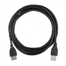 Кабель ACD-U2AAF-30L |ACD-U2AAF-30L| USB 2.0, A male - A feмale, ТТХ: |ACD-U2AAF-30L| (7/0.12BC+PE)*1P+(7/0.12BC+PE)*2C+7/0.12BC+AL+PVC OD4.0, Черный, 3м (742064)