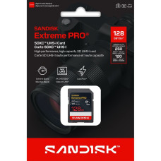 Карта памяти SanDisk Extreme Pro SD UHS-I 128GB SD 250MB/s(R) / 120MB/s(W) (SDSDXXJ-128G-GSCIN)