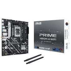 Материнская плата ASUS PRIME H810M-A WIFI LGA1851 mATX 2xDDR5 PCIEx16 PCIEx1 2xM.2 DP HDMI GLAN Wi-Fi 6