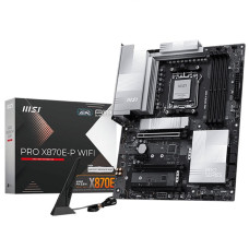 Материнская плата MSI PRO X870E-P WIFI X870E, AM5, 4*DDR5, 3*PCIEx16, 1*PCIEx1, 3*M.2, 2*TypeC, 2*USB3.2Gen2, 6*USB3.2Gen1, 10*USB2.0, 4*SATA3.0, 5G, Type-C(DP), HDMI, ATX, RTL