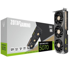 Видеокарта Zotac RTX5070 SOLID OC 12GB GDDR7 192bit 3xDP HDMI 3FAN PREMIUM PACK