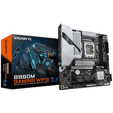 Материнская плата Gigabyte B860M GAMING WIFI6 B860, LGA1851, 2*DDR5, 2*PCIEx16, 2*M.2, 1*TypeC, 5*USB3.2Gen1, 7*USB2.0, 4*SATA3.0, 2.5G, DP, HDMI, M-ATX, RTL