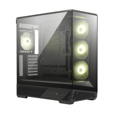 Корпус для ПК MSI MAG PANO 130R PZ 2xUSB 3.2 Gen 1, 1xUSB 3.2 Gen2 Type-C, 3x120mm ARGB Reverse Blade Fan, 1x120mm ARGB Fan, 1 to 3 Fan PWM Splitter, Tempered Glass Window